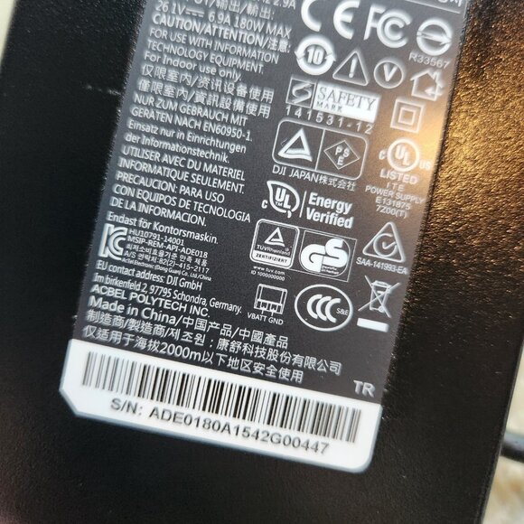 DJI ADE018 Inspire 1 Battery Adapter Charger 180W Remote Control Power WORKS - Picture 6 of 8